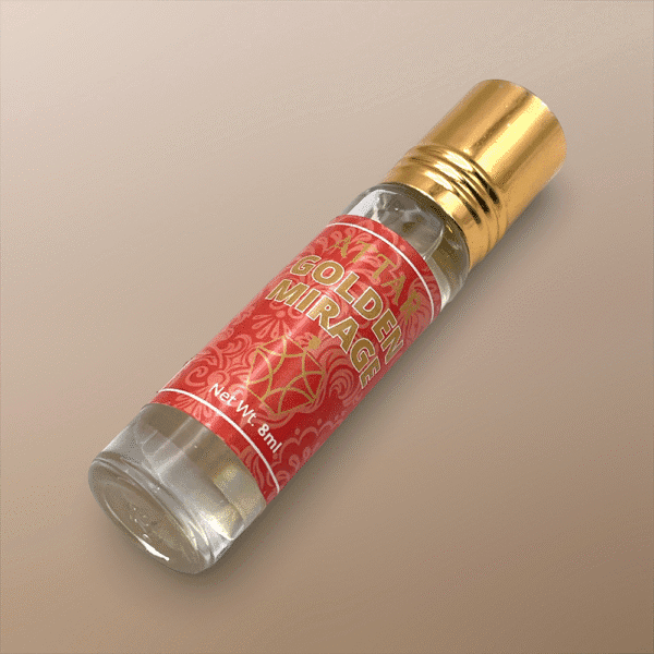 Likla Golden Mirage Roll On Attar 8ml - Image 4