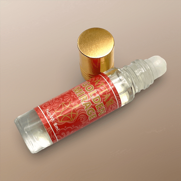 Likla Golden Mirage Roll On Attar 8ml - Image 2