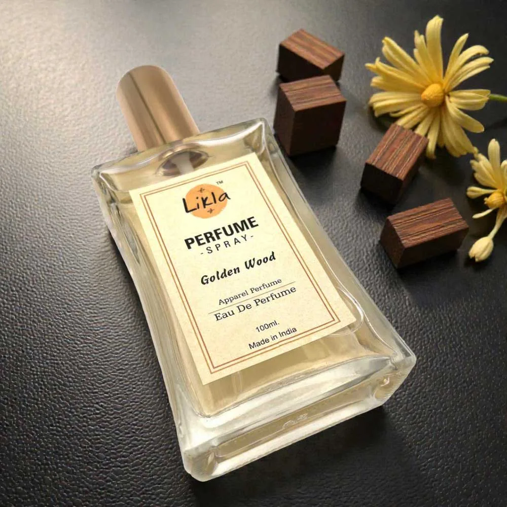 Likla Golden Wood Perfume 100ML | A Magical Blend of Elegance and Freshness