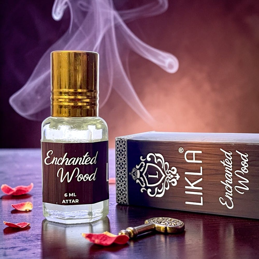 Likla Enchanted Wood Attar 6ml – Rich Woody Roll On