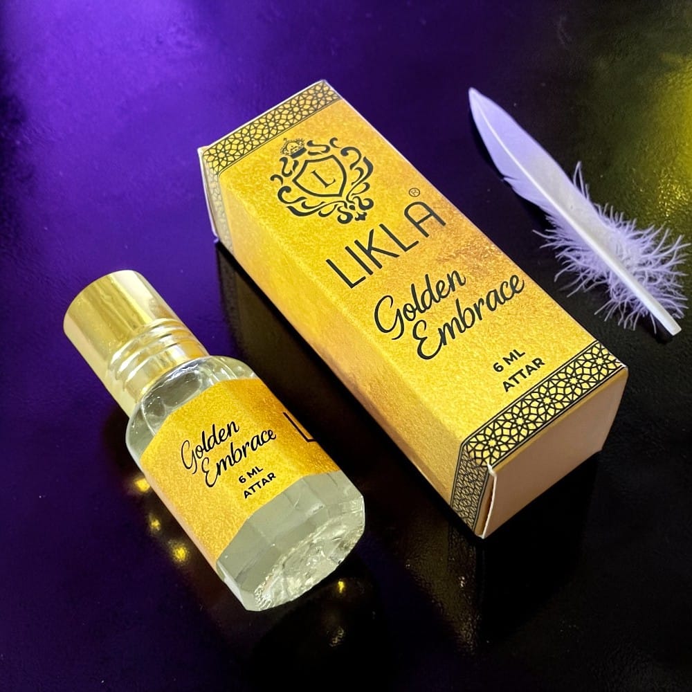 Likla Golden Embrace Attar 6ml – Warm Oriental Roll On