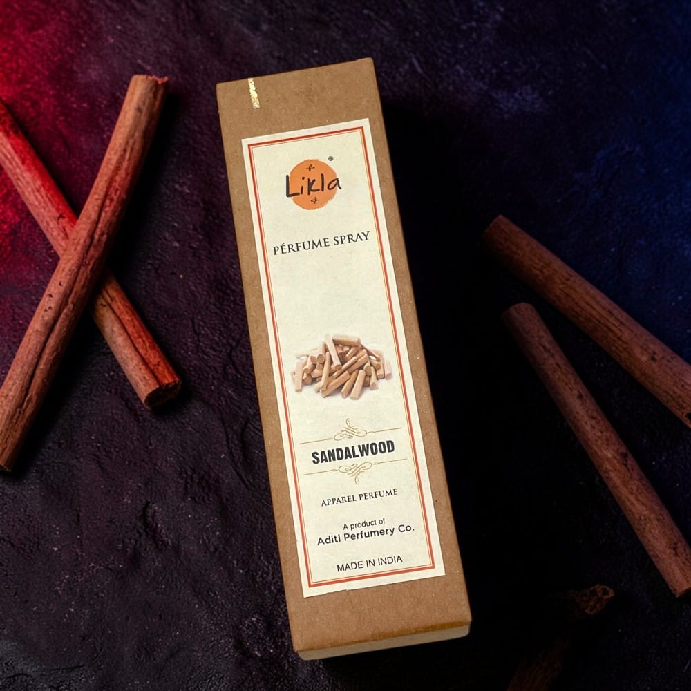 Likla Sandalwood Perfume Spray 30ML – Luxury Warm Woody Long Lasting Fragrance