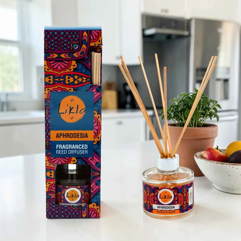Likla Aphrodesia Reed Diffuser 100ml – Long Lasting Sensual Home Fragrance