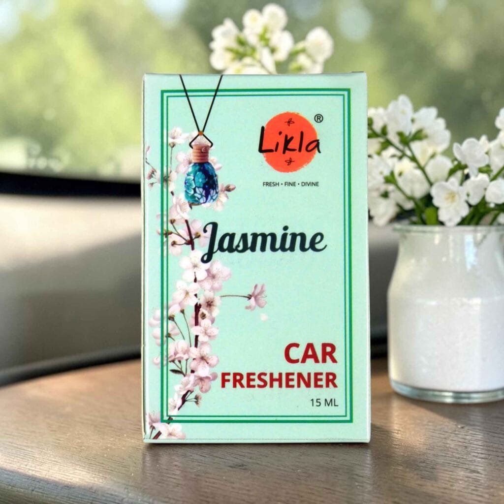Likla Jasmine Car Freshener (10ml) – Sweet Floral Long Lasting Car Perfume