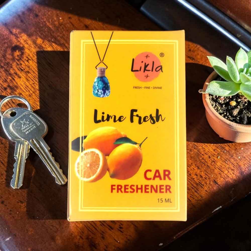 Likla Lime Fresh Car Freshener (10ml) – Zesty Long Lasting Citrus Car Perfume