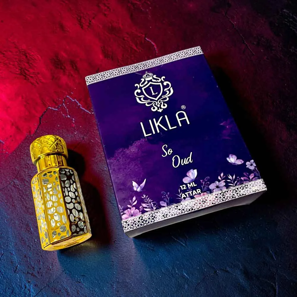 Likla So Oud Attar (12ml) – Luxurious Intense Long Lasting Oud Perfume Oil