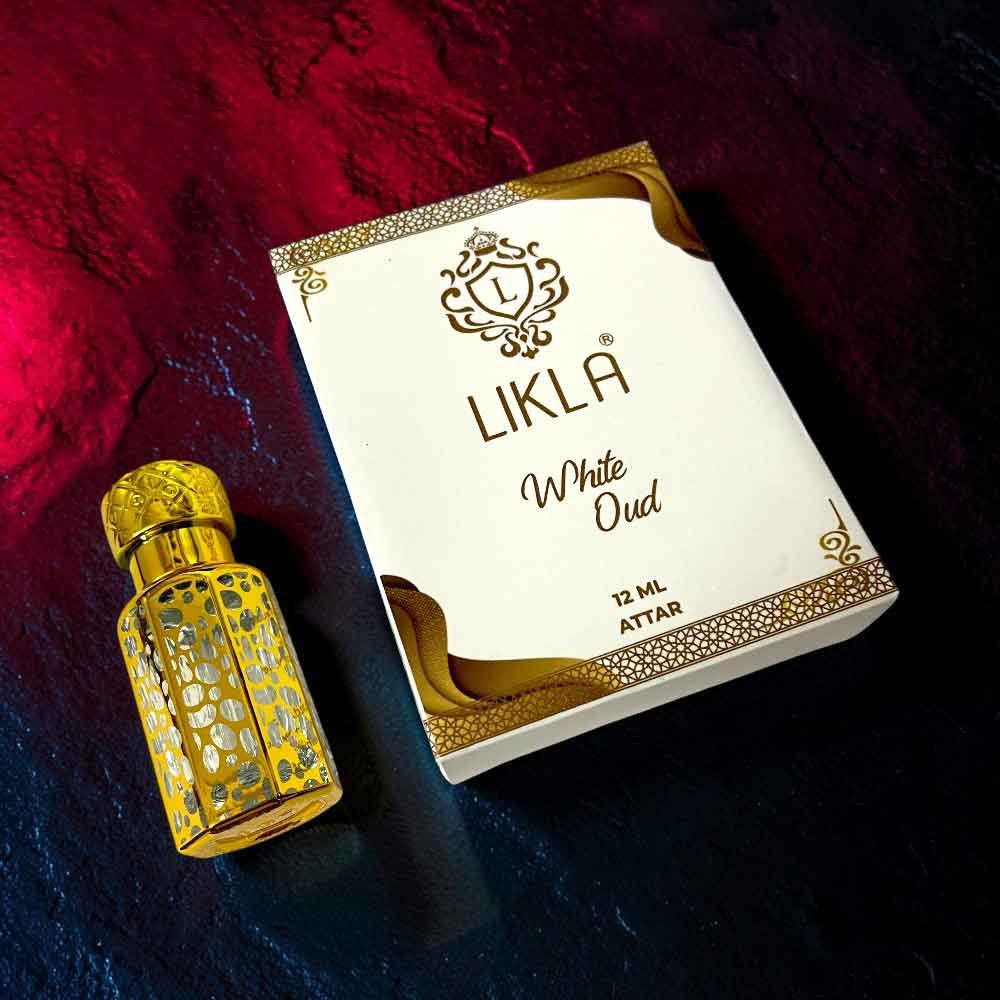 Likla White Oud Attar (12ml) – Clean Long Lasting Soft Oud Perfume Oil