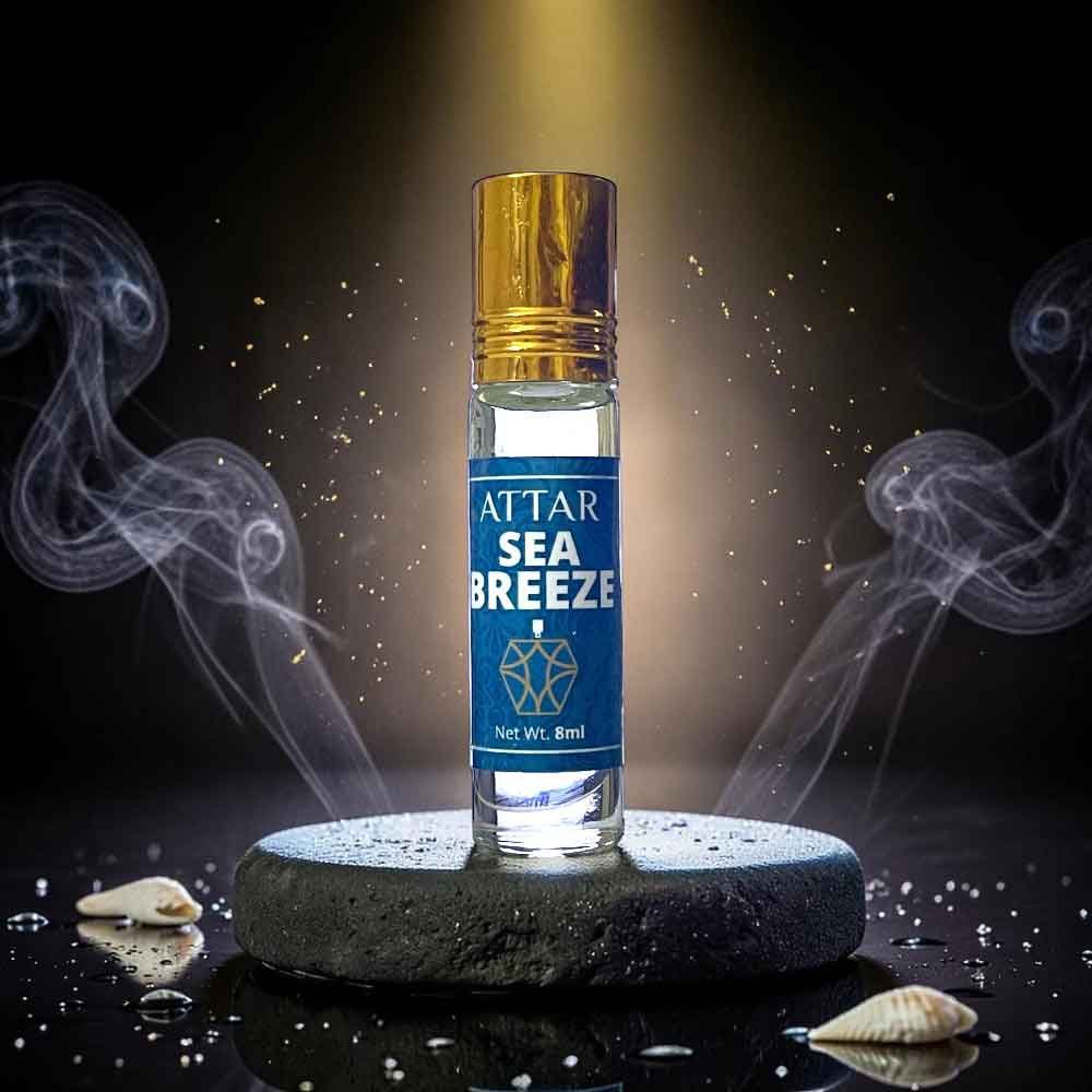 Likla Sea Breeze Roll On Attar 8ml – Fresh Aquatic Long Lasting Perfume Oil