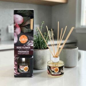 Likla Rose Flower Reed Diffuser